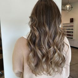 Stem Hair and Body Salon - Hair after lowlights and a root smudge