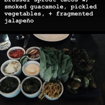 Dirt Candy - Brussel sprout taco - Vegetarian Near Me - New York, New York