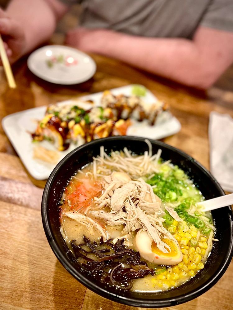 Food from Midtown Sushi and Ramen