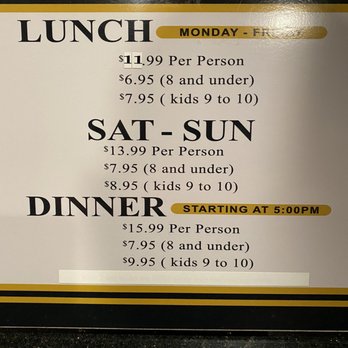 Caesar's Mongolian Bar-B-Q - Menu Prices - Mongolian Near Me - Cerritos, California