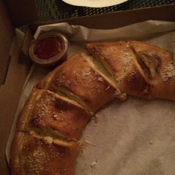 Marri's Pizza & Pasta - Calzone, this is the regular or smallest size that a calzone comes in. It's HUGE! Lol and so good! Love the ricotta cheese in it - Italian Near Me - Orange, California