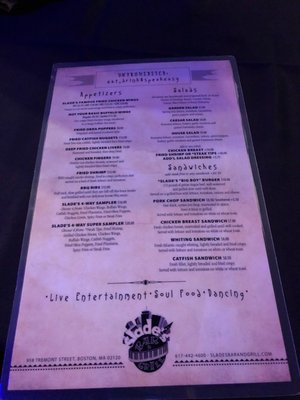 Menu photo 6 Slade's Bar & Grill Roxbury Crossing, MA Menu photo 6 Slade's Bar & Grill Roxbury Crossing, MA