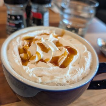 HomeGrown Omaha - Blackstone - My regular ol coffee but I added whip cream with a caramel swirl! - Salad Near Me - Omaha, Nebraska HomeGrown Omaha - Blackstone - My regular ol coffee but I added whip cream with a caramel swirl! - Salad Near Me - Omaha, Nebraska