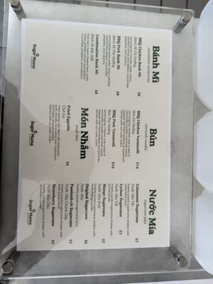 Menu photo 1 Sugarmama Sugarcane Hayward, CA