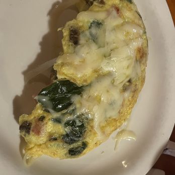 Joe Momma's - 2 egg omelette, spinach, mushroom, swiss. - Breakfast & Brunch Near Me - Meridian, Idaho