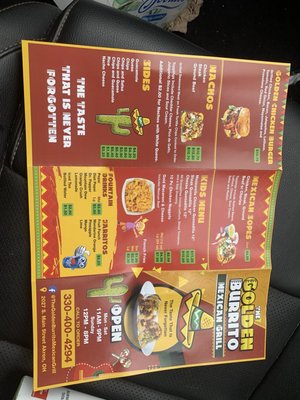 Menu photo 4 The Golden Burrito Akron, OH