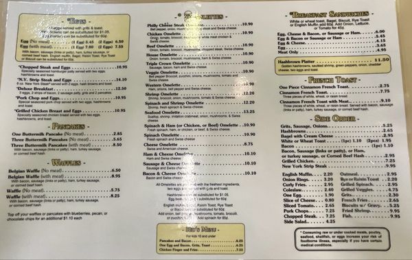 Menu photo 1 The Breakfast Place Savannah, GA