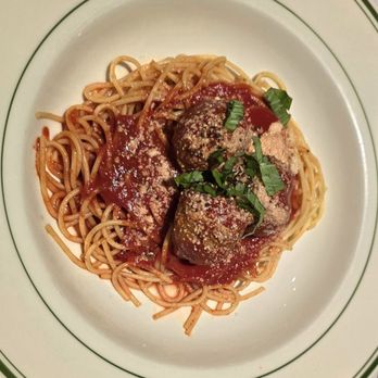 D'Vino - Spaghetti with meatballs...and that sauce - Italian Near Me - Madison, Wisconsin