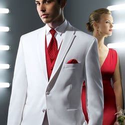 J Alan Formalwear - LaStrada White Tuxedo