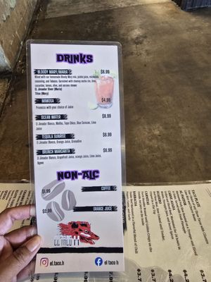Menu photo 2 El Taco H Denton, TX