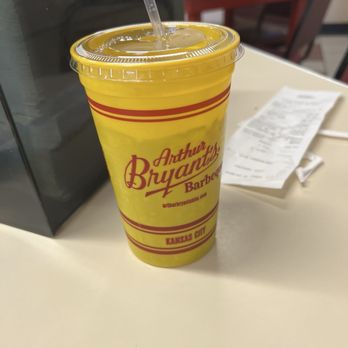 Arthur Bryant's Barbeque - Small drink, yes I'm keeping the cup! - Barbeque Near Me - Kansas City, Missouri Arthur Bryant's Barbeque - Small drink, yes I'm keeping the cup! - Barbeque Near Me - Kansas City, Missouri