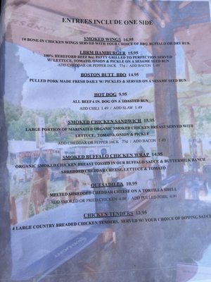 Menu photo 3 Boat Dock Bar & Grill Blue Ridge, GA