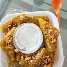 Banana steam cake