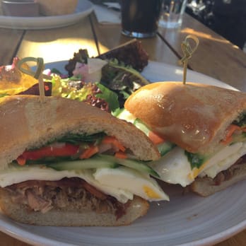 Johnston's Saltbox - Breakfast banh mi - New American Near Me - San Carlos, California