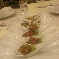 Casaño Restaurant - Red wine shrimps