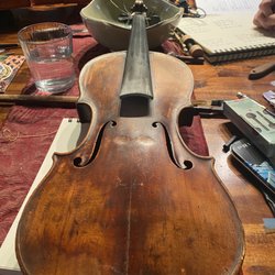 Fiddle being worked on