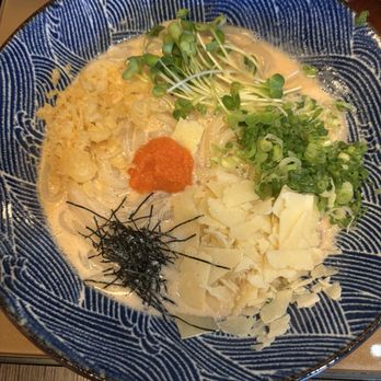 Udon Mugizo - Mountain View - SALMON SPINACH CREAM SAUCE UDON - Japanese Near Me - Mountain View, California