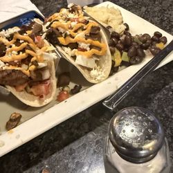 Pins & Ales - Tacos...decent but the rise and beans were disappointing