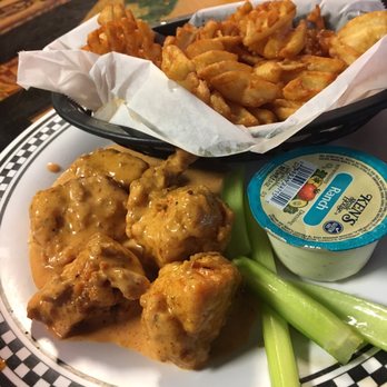 Dick's Wings And Grill Arlington - cajun ranch boneless wings and waffle fries - Chicken Wings Near Me - Jacksonville, Florida