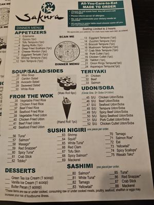Menu photo 2 Sakura Sushi Phoenix, AZ Menu photo 2 Sakura Sushi Phoenix, AZ