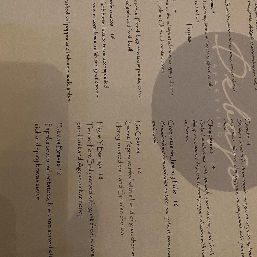Debajo Tapas ABQ - Menu. Sorry sideways so you can zoom - Spanish Near Me - Albuquerque, New Mexico Debajo Tapas ABQ - Menu. Sorry sideways so you can zoom - Spanish Near Me - Albuquerque, New Mexico