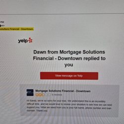 Mortgage Solutions Financial - Downtown - Email chain to Mortgage Solutions providing all info they requested.