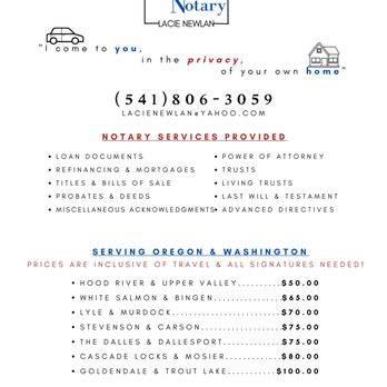 Gorge Mobile Notary Service - Notaries Near Me - Hood River, Oregon Gorge Mobile Notary Service - Notaries Near Me - Hood River, Oregon