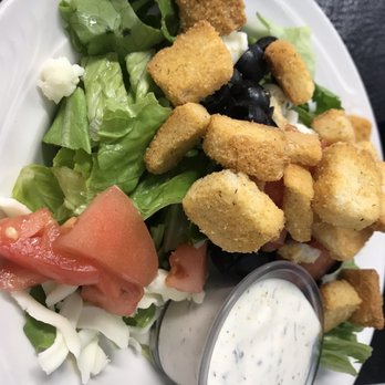 Hometown Pizza - Side Salad with Ranch - Pizza Near Me - Grand Coulee, Washington Hometown Pizza - Side Salad with Ranch - Pizza Near Me - Grand Coulee, Washington