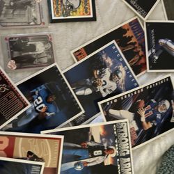 Advantage Games - Post card size card, John elway cards one with John elway autograph, a few basketball cards