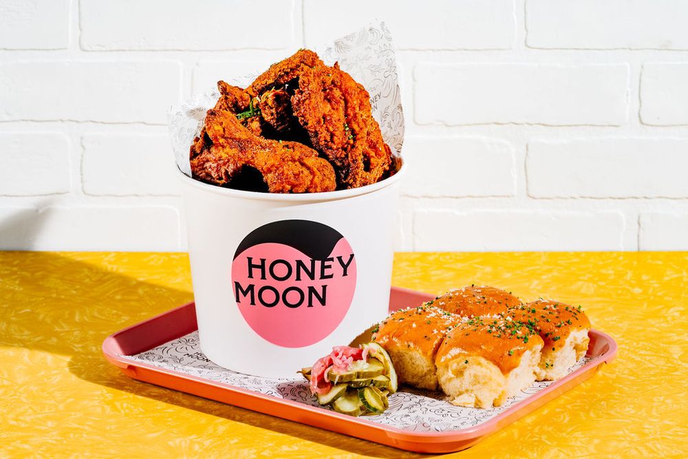 Food from Honeymoon Chicken