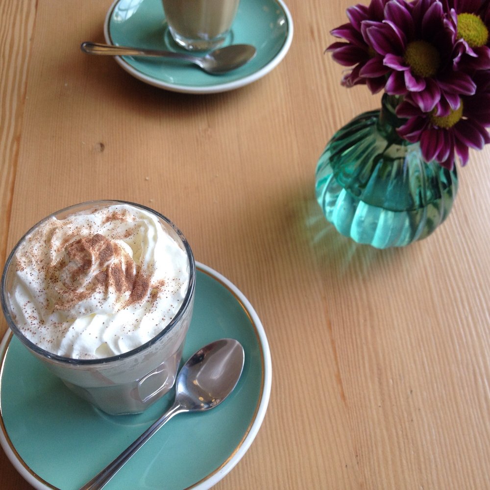 Spitfire Espresso - Hot chocolate with cream £2.50 - Coffee & Tea Near Me - Glasgow, GLG