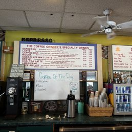 Sample of coffee menu and prices. Sample of coffee menu and prices.