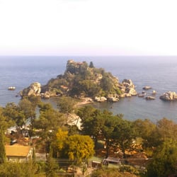 Hotel Isola Bella - Der Blick aus dem Zimmer/vom Balkon.