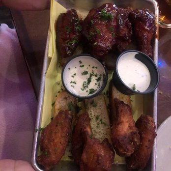 Guillermo's - BBQ (top) and Lemon Pepper (bottom) wings with ranch - Italian Near Me - San Antonio, Texas Guillermo's - BBQ (top) and Lemon Pepper (bottom) wings with ranch - Italian Near Me - San Antonio, Texas