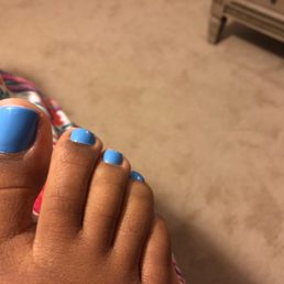 Regular $20 pedicure with regular nail polish