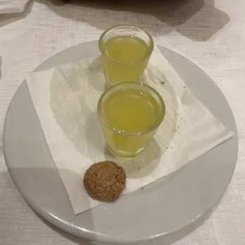 Settembrini 18 - The limoncello shots. It came with cookies beforehand but we ate all but one before taking the photo. - Italian Near Me - Milan, Michigan Settembrini 18 - The limoncello shots. It came with cookies beforehand but we ate all but one before taking the photo. - Italian Near Me - Milan, Michigan