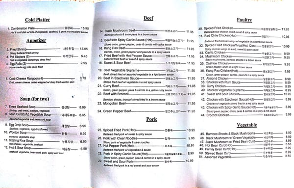 Menu photo 7 Peking Mandarin Chicago, IL