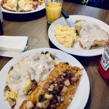 Orange Cafe Bistro - Eggs Benedict, Country Fried Steak, Country Scramble - Breakfast & Brunch Near Me - Orange, California