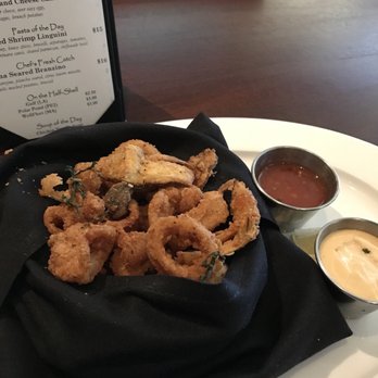 Dantanna's - The calamari. By the way, beware that 1/2 are onion not squid - Sports Bars Near Me - Atlanta, Georgia