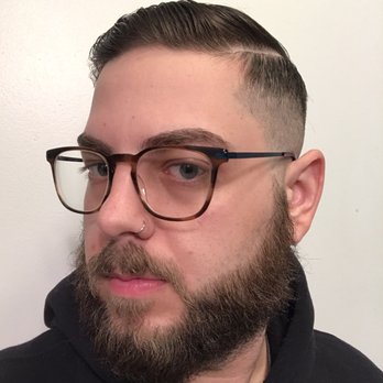 The Speakeasy Barber - This photo showing the hard part, I left my beard because I usually trim it myself. - Barbers Near Me - Wantagh, New York