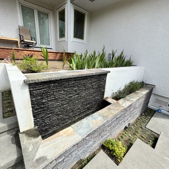 H Group Contracting - Retaining wall and a little water action! - General Contractors Near Me - Walnut Creek, California