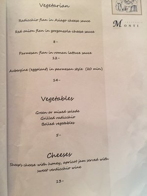 Menu photo 2 Trattoria Monti Rome, RM Menu photo 2 Trattoria Monti Rome, RM