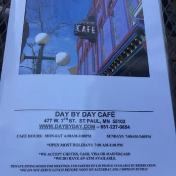 Day By Day Cafe - Menu - Cafes Near Me - Saint Paul, Minnesota