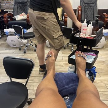 Gloss Nails & Spa - Tall quiet dude did SO GOOD!!  Thank you - Nail Salons Near Me - Austin, Texas