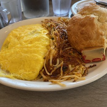 Millie's Cafe - Pasadena - Frotege omelette w/hash browns and homemade biscuit. One pancake in background - Breakfast & Brunch Near Me - Pasadena, California Millie's Cafe - Pasadena - Frotege omelette w/hash browns and homemade biscuit. One pancake in background - Breakfast & Brunch Near Me - Pasadena, California