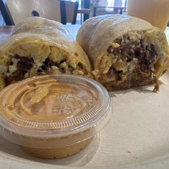Macheen - Breakfast burrito with birria (braised beef) - Pop-Up Restaurants Near Me - Los Angeles, California