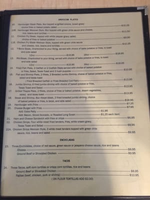 Menu photo 3 Alfredo's Restaurant Pecos, TX