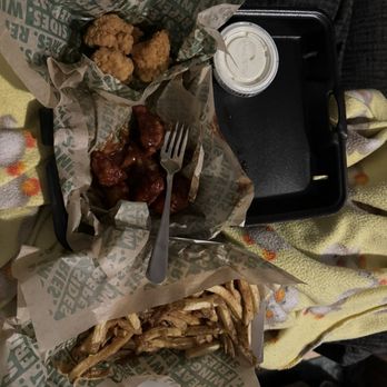 Wingstop - Fries, 5 bbq wings, 3 random unseasoned wings, ranch - Chicken Wings Near Me - Fresno, California Wingstop - Fries, 5 bbq wings, 3 random unseasoned wings, ranch - Chicken Wings Near Me - Fresno, California
