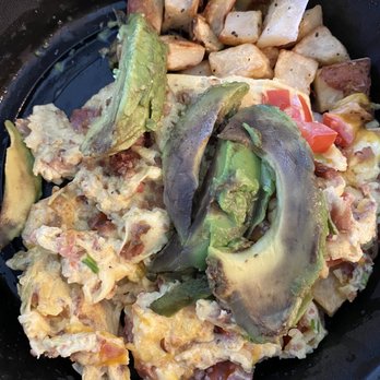 Corner Bakery Cafe - This is called "The Nasty Anaheim Scramble" with extra nastiness! - Cafes Near Me - Temecula, California