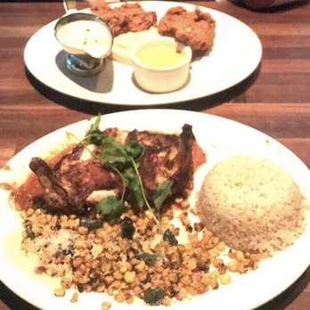 Yard House - Abuelas Chicken and in the back the Fried Chicken - Bars Near Me - Houston, Texas Yard House - Abuelas Chicken and in the back the Fried Chicken - Bars Near Me - Houston, Texas